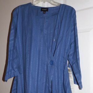 Ashro Blue Dress long Sleeve